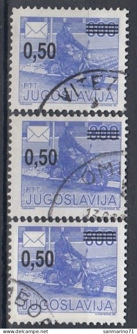 YUGOSLAVIA 2421,used,falc Hinged - Gebruikt