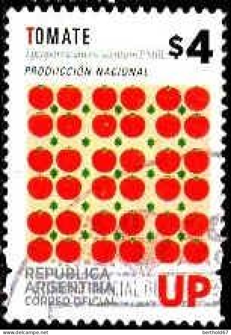 Argentine Poste Obl Yv:3141 Mi:3141 Tomate Lycopersicum Esculentum (cachet Rond) - Usati