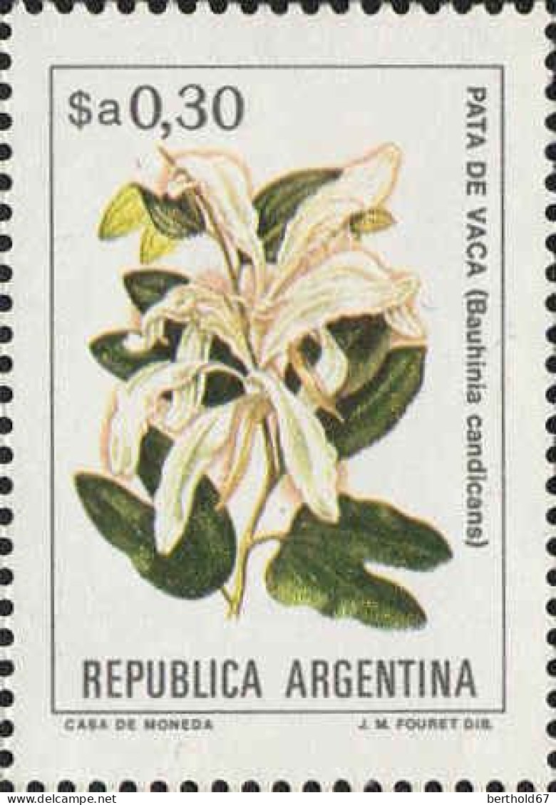 Argentine Poste N** Yv:1355 Mi:1638y Pata De Vaca Bauhinia Candicana - Neufs