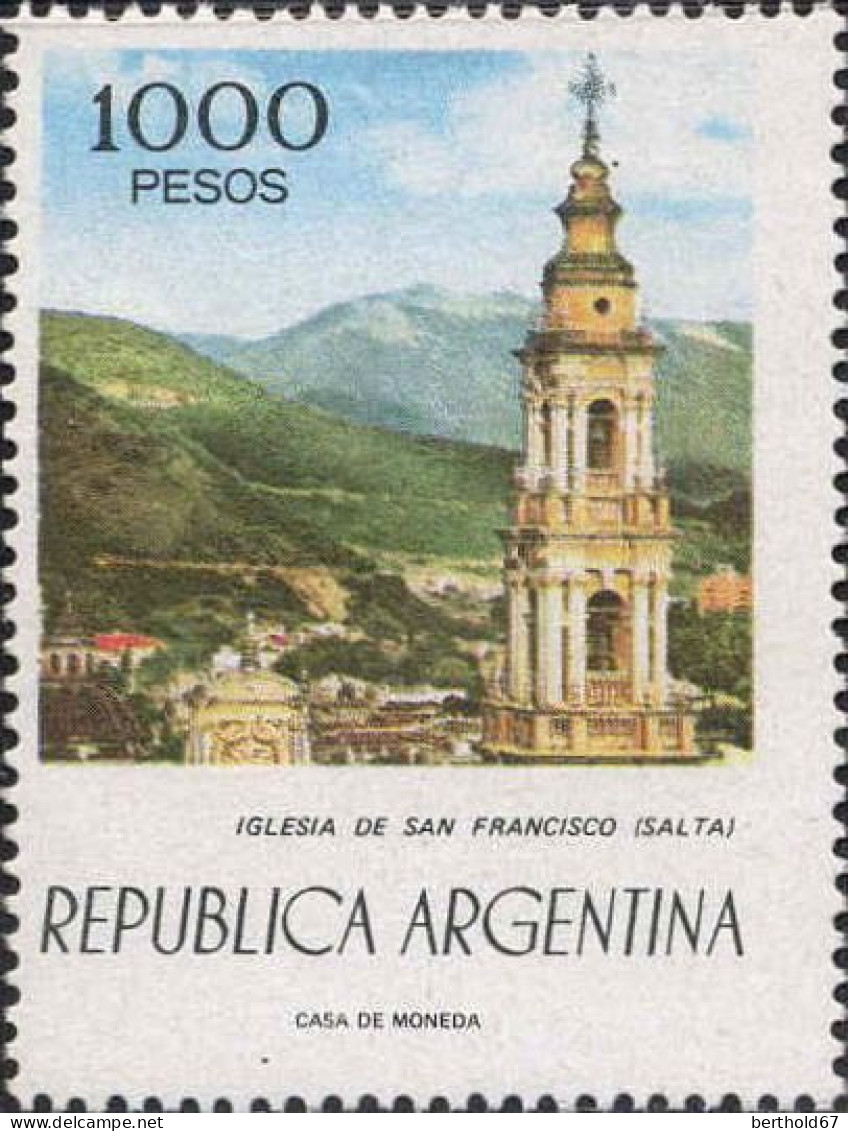 Argentine Poste N** Yv:1084 Mi:1290xX Iglesia De San Francisco Salta - Unused Stamps