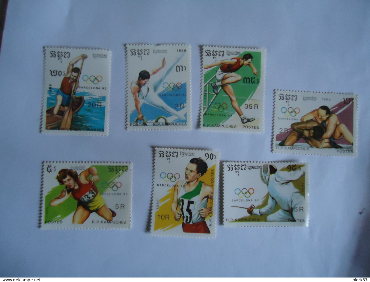 KAMPUCHEA   MNH  SET 7 OLYMPIC GAMES  BARCELONA   1992 - Zomer 1992: Barcelona