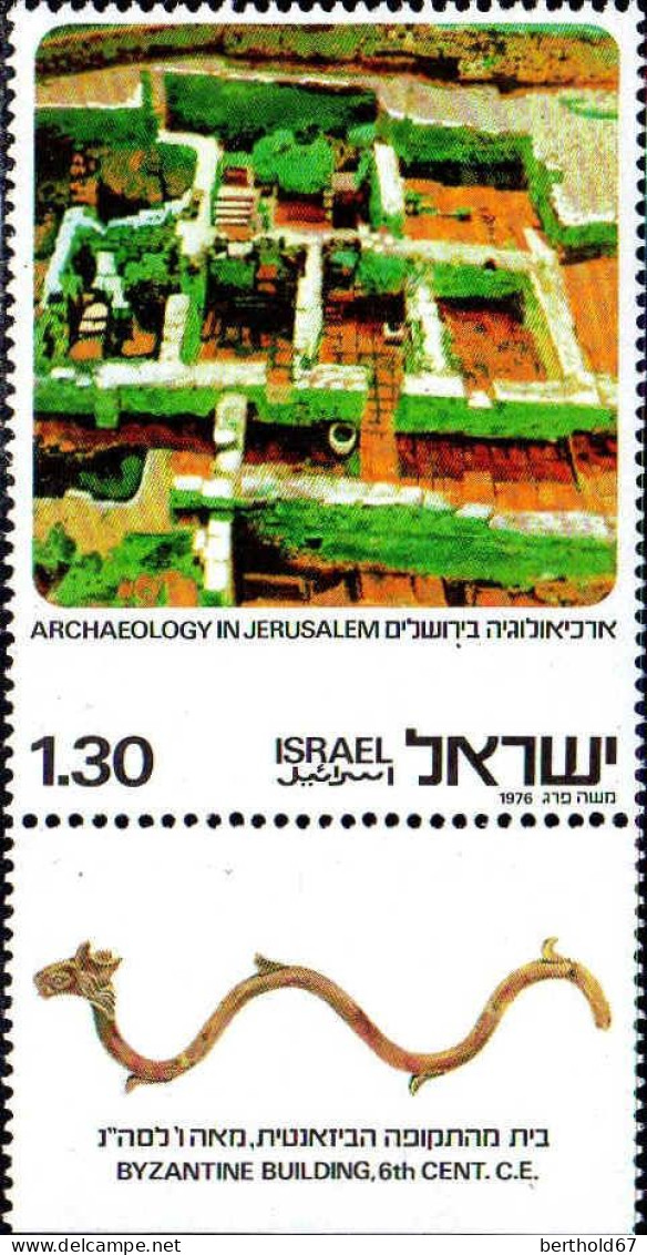 Israel Poste N** Yv: 618/622 Archéologie à Jérusalem (Tabs) - Ungebraucht (mit Tabs)