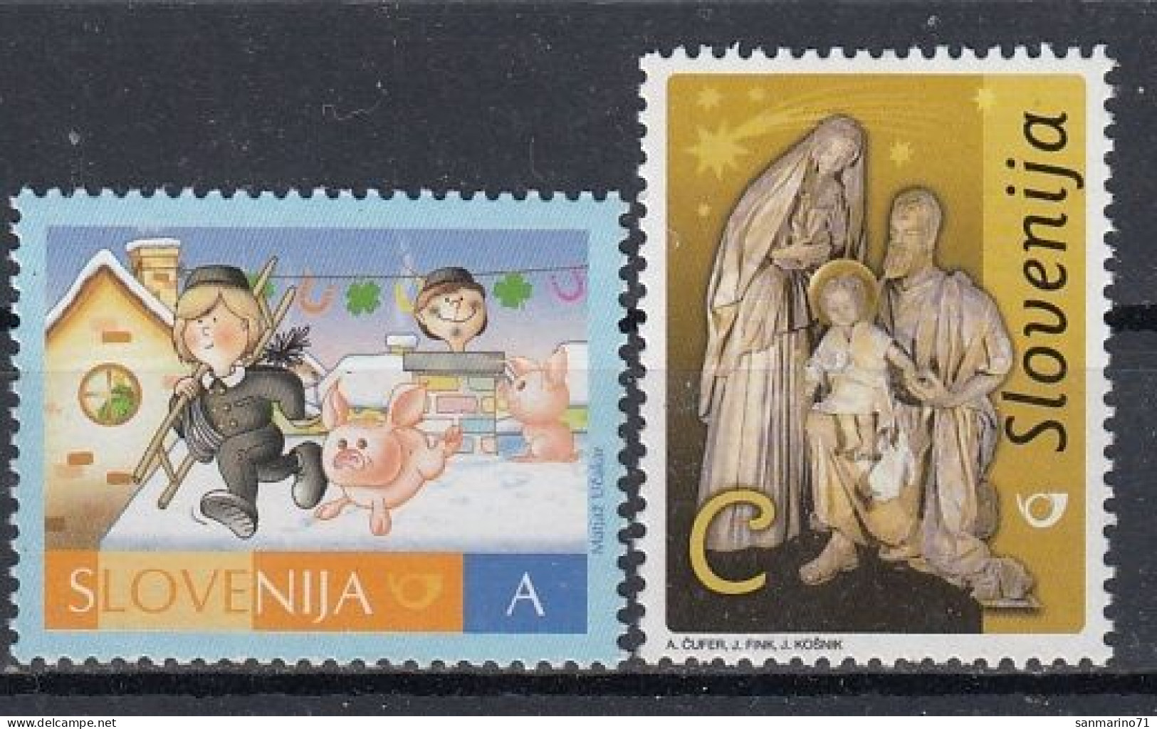 SLOVENIA 658-659,unused (**) - Slovenia