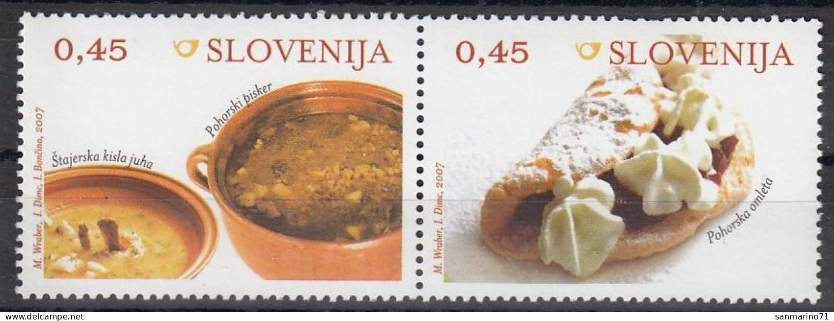 SLOVENIA 660-661,unused (**) - Slovenia