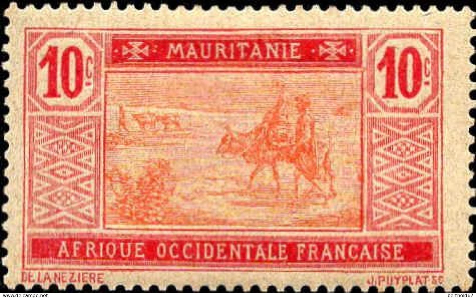 Mauritanie Poste N* Yv: 21 Mi:21 Caravane Du Desert (Trace De Charnière) - Ungebraucht