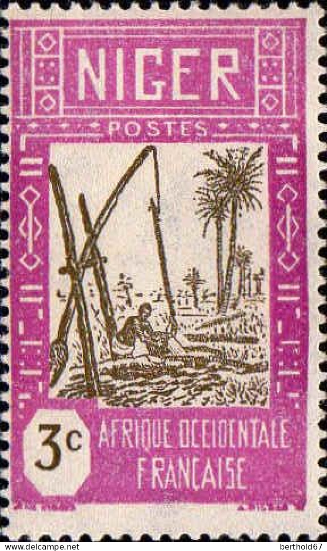 Niger Poste N** Yv:74 Mi:58 Puits - Unused Stamps
