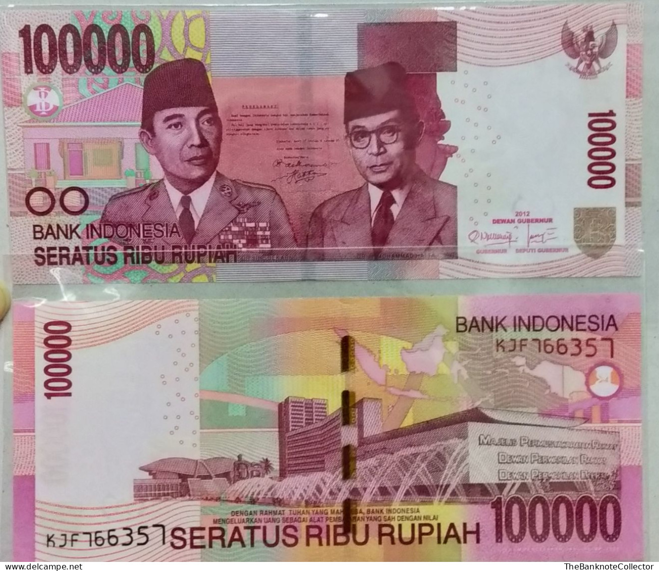 Indonesia 10000 Rupiah 2012 P-153 UNC - Indonésie