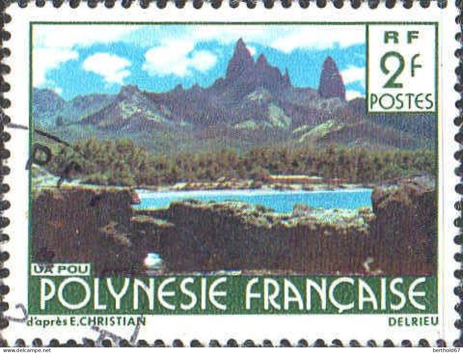 Polynésie Poste Obl Yv:133 Mi:279IA Ua Pou (Beau Cachet Rond) - Used Stamps
