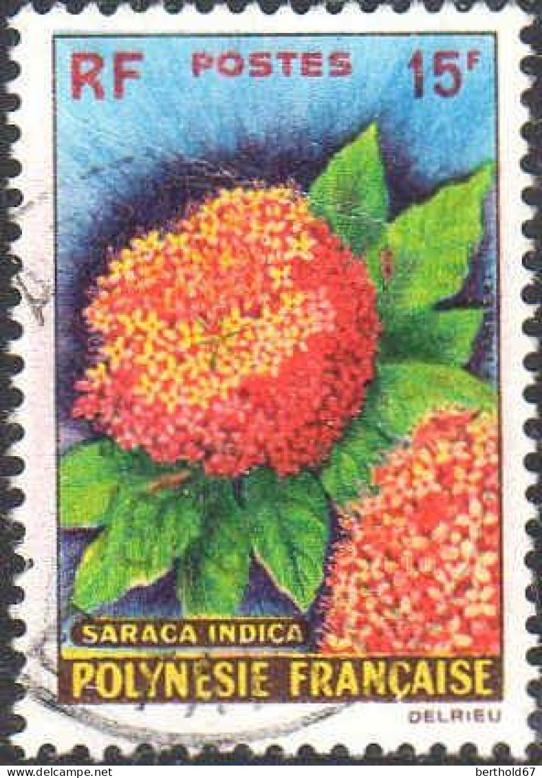 Polynésie Poste Obl Yv: 15 Mi:20 Saracea Indica (Beau Cachet Rond) - Used Stamps