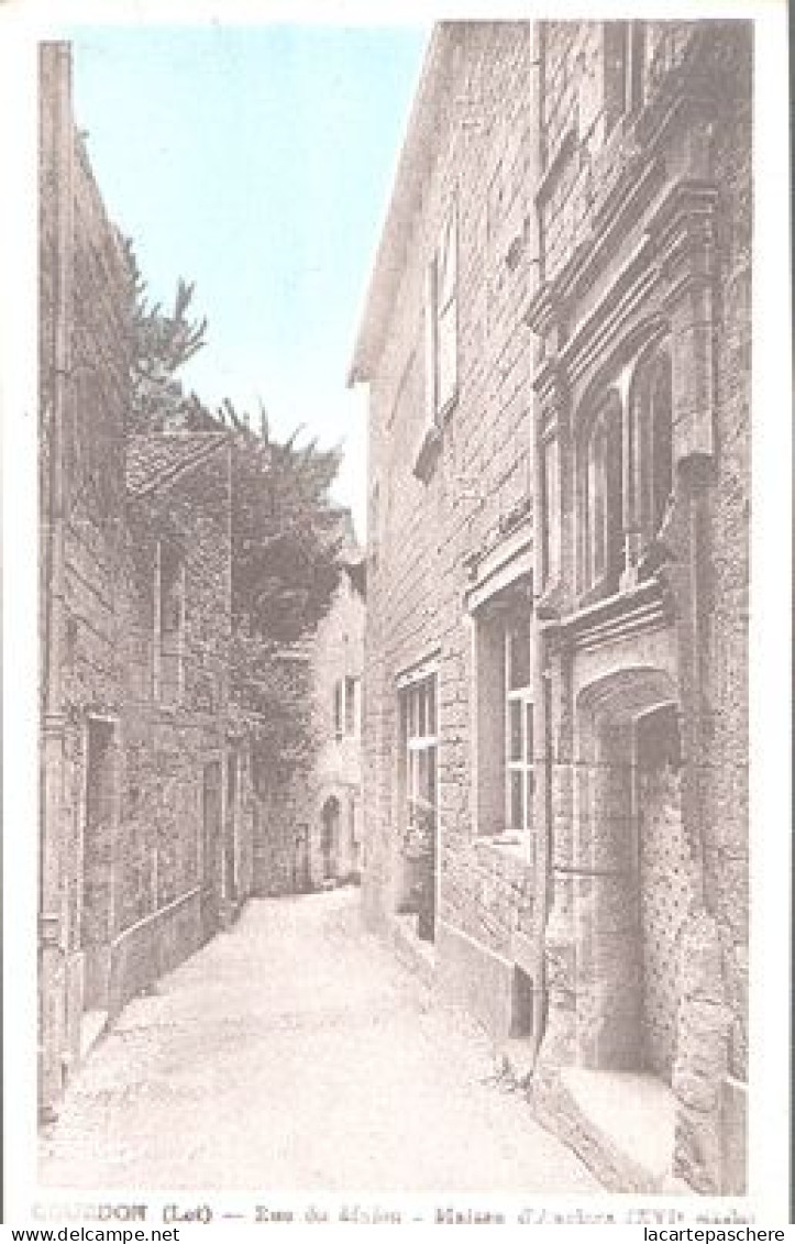 X9750 LOT GOURDON RUE DE MAJOU MAISON D' ANGLARE - Gourdon