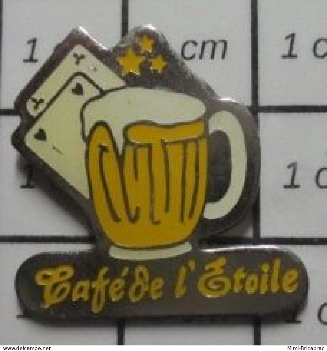 1616c Pin's Pins / Beau Et Rare / BIERES / CHOPe De BIere PRESSION CAFE DE L'ETOILE - Bière