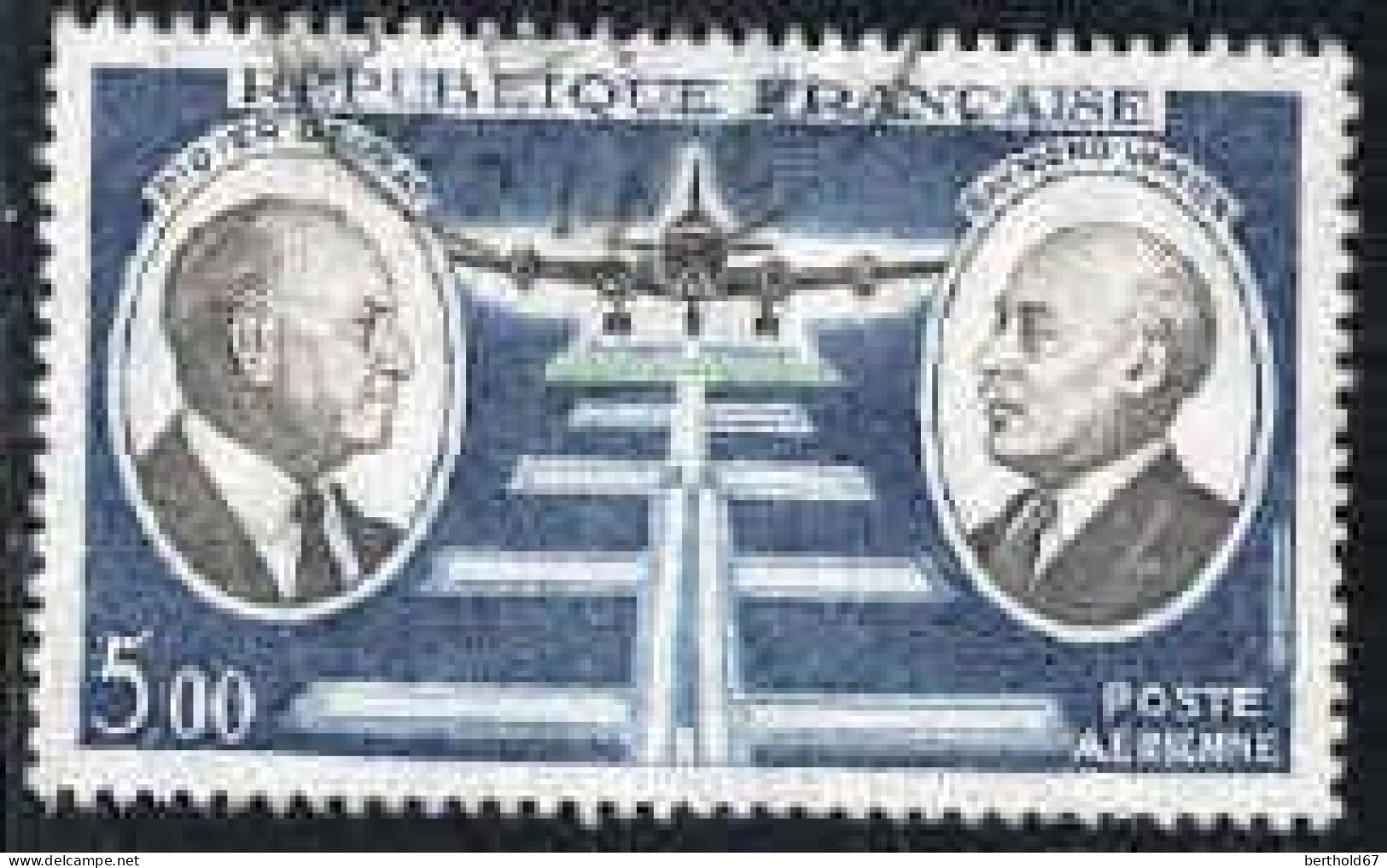 France Avion Obl Yv:46 Mi:1746 Didier Daurat Raymond Vanier (cachet Rond) - 1960-.... Oblitérés