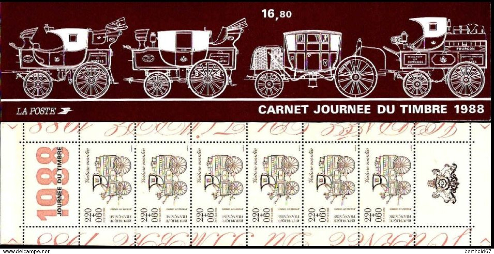 France Carnet N** Yv:BC2526A Mi:MH13 Journée Du Timbre Voiture Montée - Stamp Day