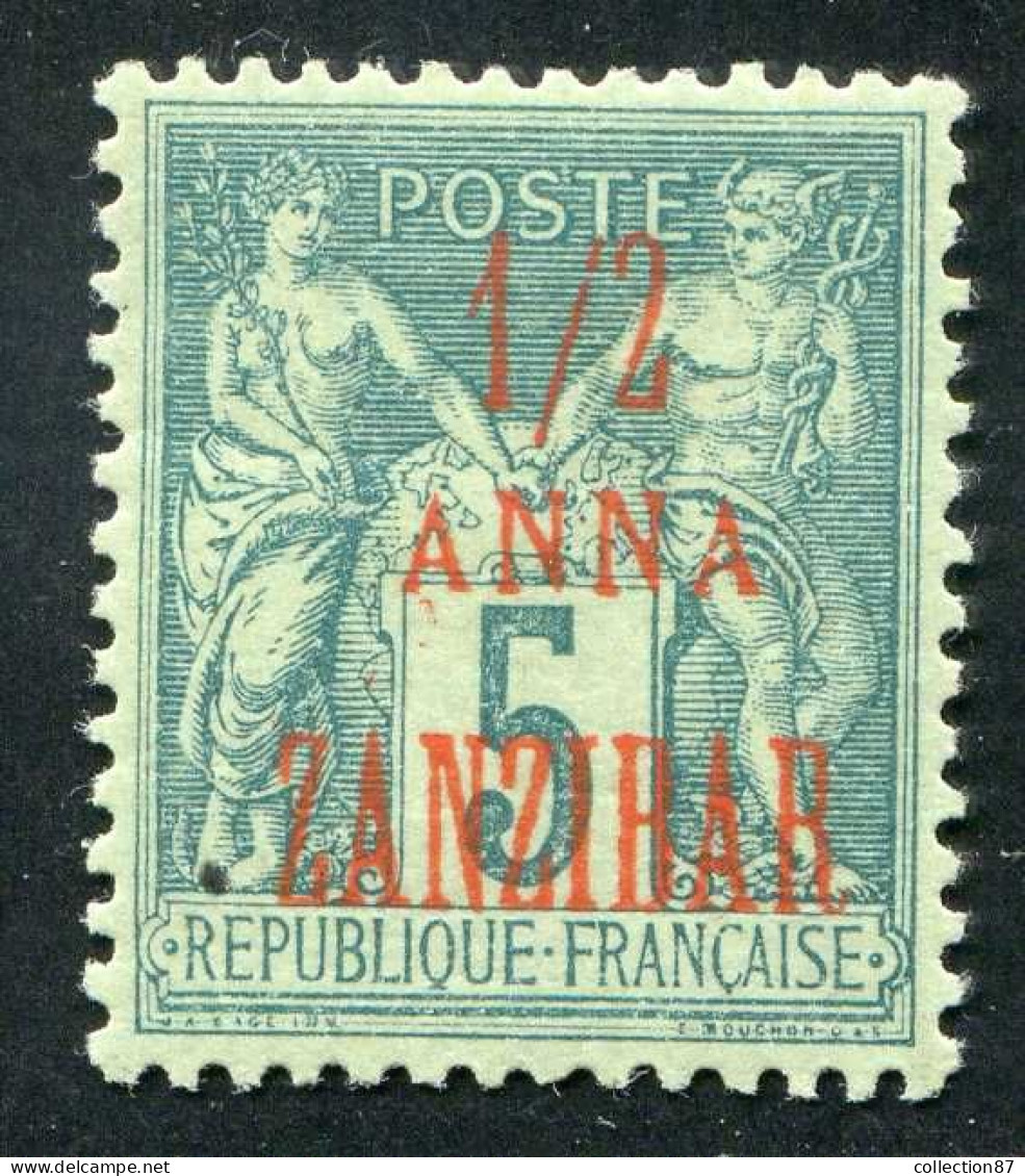 REF 080 > ZANZIBAR < N° 1a * Superbe Centrage Parfait < Neuf Ch Dos Visible - MH * - Nuevos