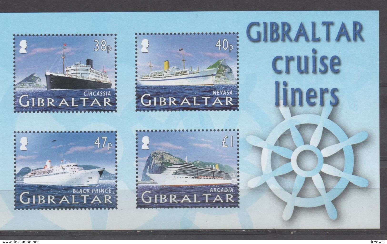 Gibraltar Bateaux De Croisière - Cruise Liners MNH 2005 - Gibraltar