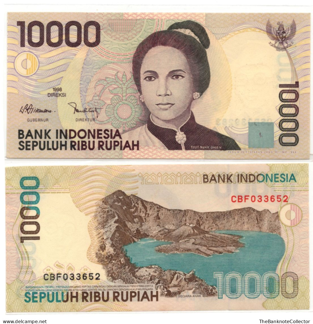 Indonesia 10000 Rupiah 1998 P-137 UNC - Indonesia