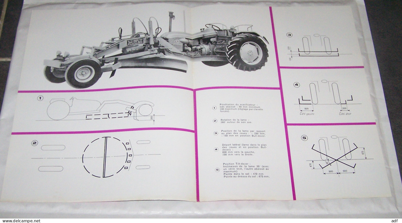 DEPLIANT PUB PUBLICITAIRE MATERIEL AGRICOLE RENAULT MOTORGRADER PIQUARD FRERES ( TRACTEUR, TRACTEURS, MOTOCULTURE ) - Tracteurs