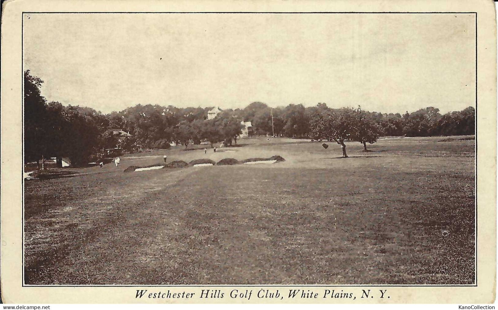 White Plains, NY, Westchester Hills Golf Club, Rückseite Beschrieben - Golf