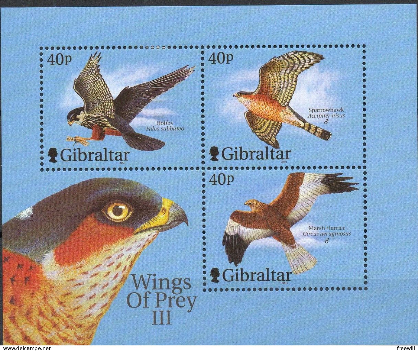 Gibraltar 2001 MNH Oiseaux - Birds - Vogels - Gibraltar