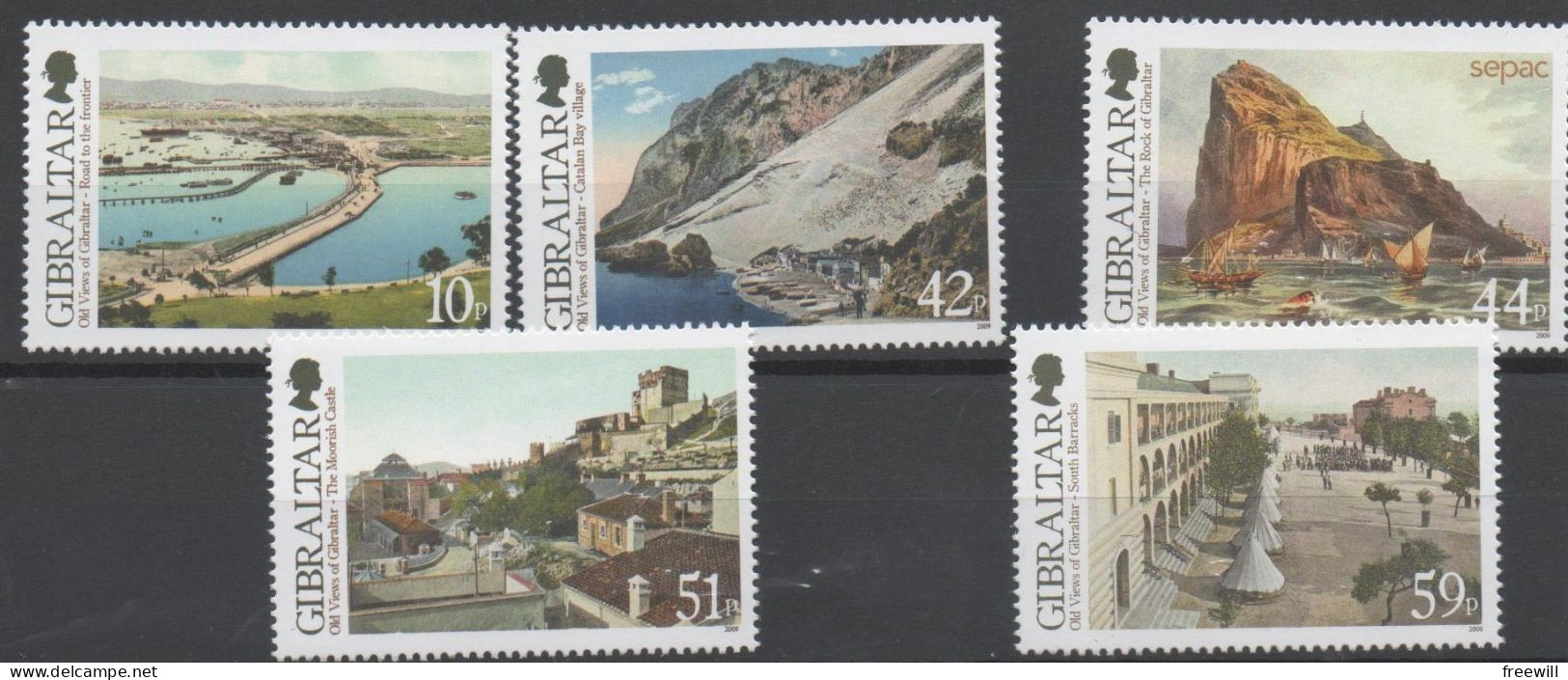 Gibraltar 2009 MNH View From The Past - Gibraltar