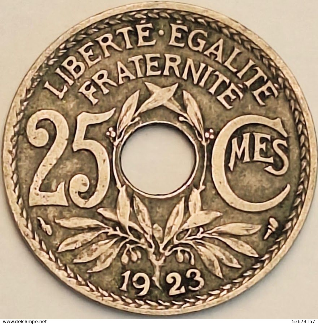 France - 25 Centimes 1923, KM# 867a (#4017) - 25 Centimes