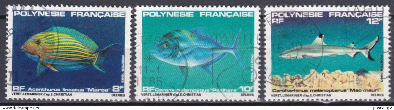 Polynésie Française - 1983 - Série N° 192/193/194 Oblitérés - Gebraucht