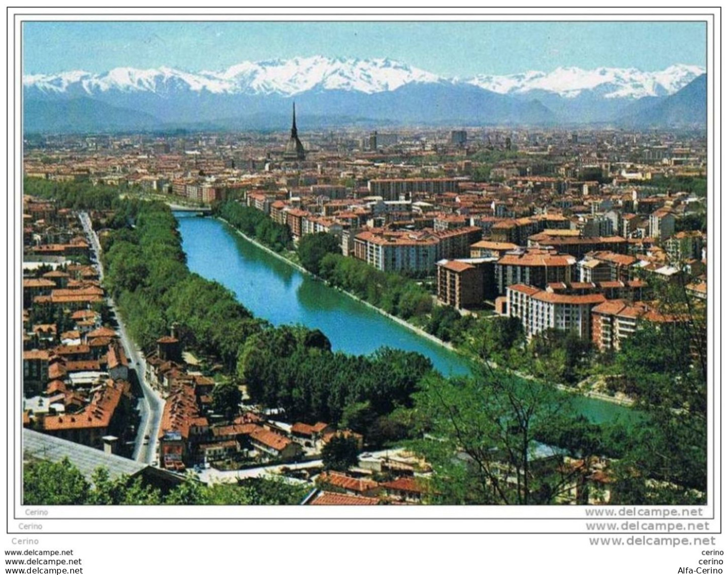 TORINO:  PANORAMA  -  PER  LA  GERMANIA  -  FG - Mehransichten, Panoramakarten