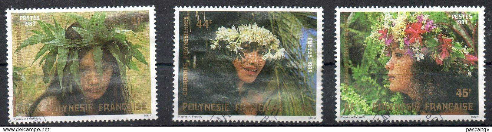 Polynésie Française - 1983 - Série N° 205/206/207 Oblitérés - Usati