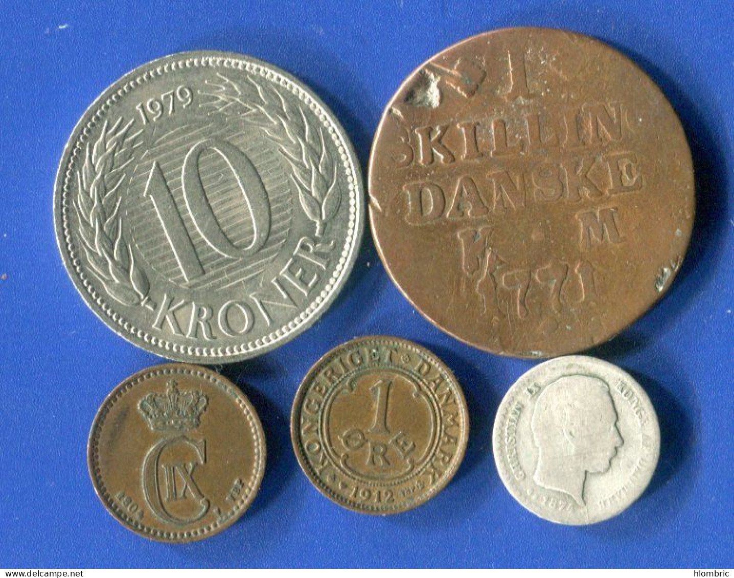 Danemark  5  Pieces - Denmark