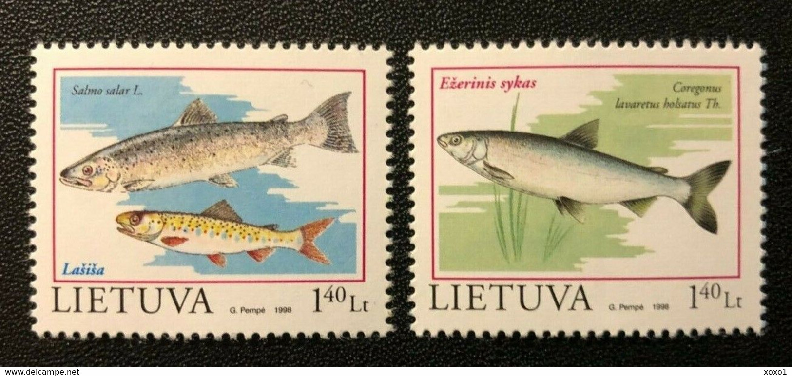 Lithuania 1998 MiNr. 671 - 672 Litauen Fish 2v MNH** 1,80 € - Lituania