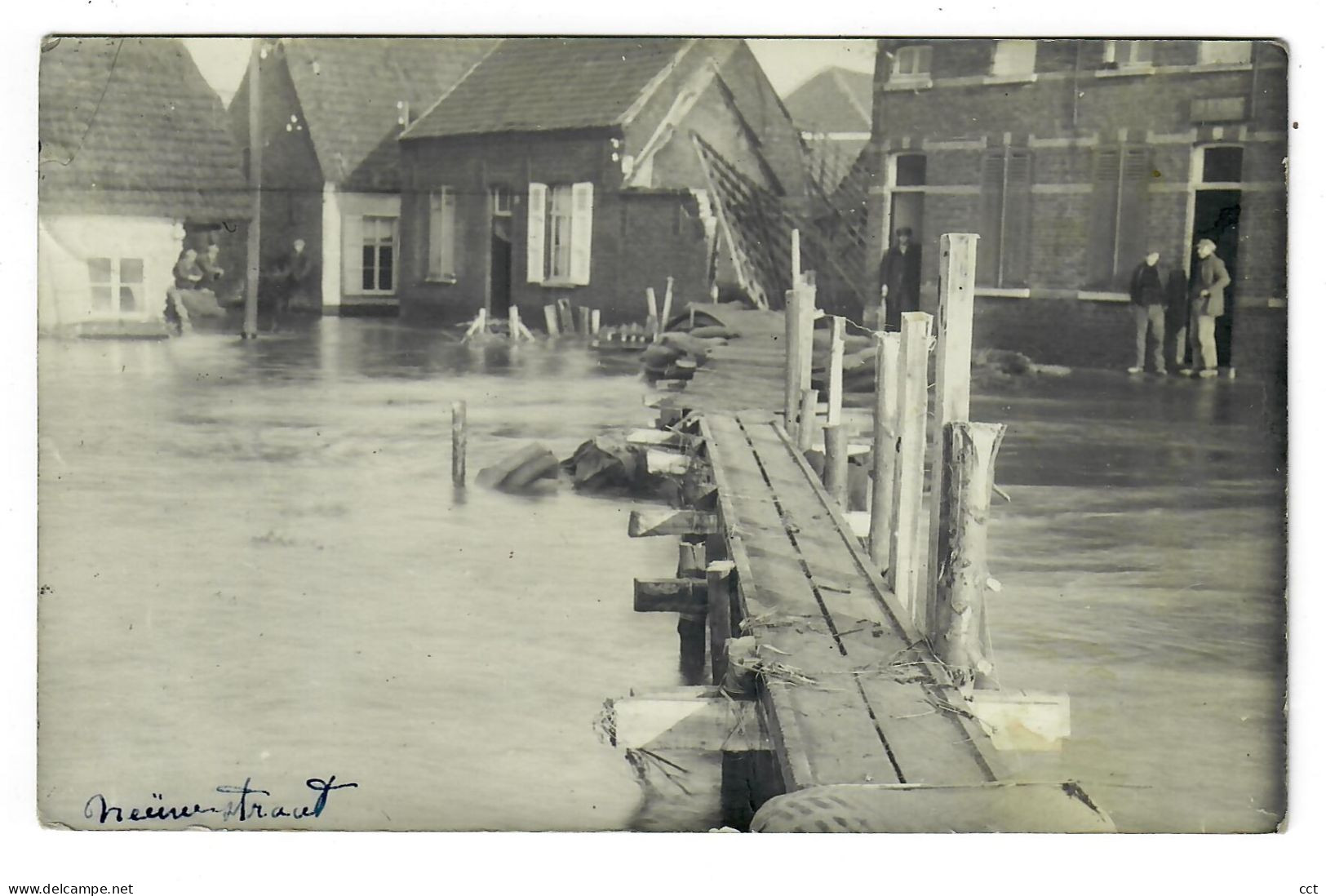 Moerzeke Hamme FOTOKAART Van De Overstromingen 1929 - Hamme