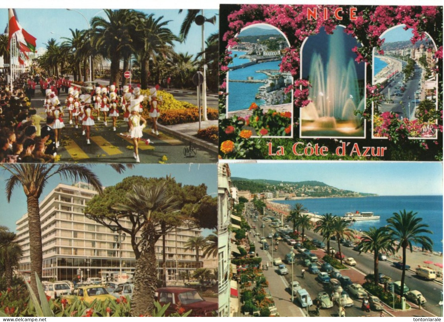 CPA- NICE- LA PROMENADE DES ANGLAIS- LOT DE  8 CARTES (2 CPA ,1 CPSM Et 5 CP - Plazas