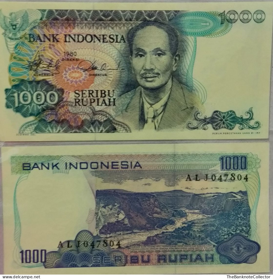 Indonesia 1000 Rupiah 1980 P-119 VF - Indonesië