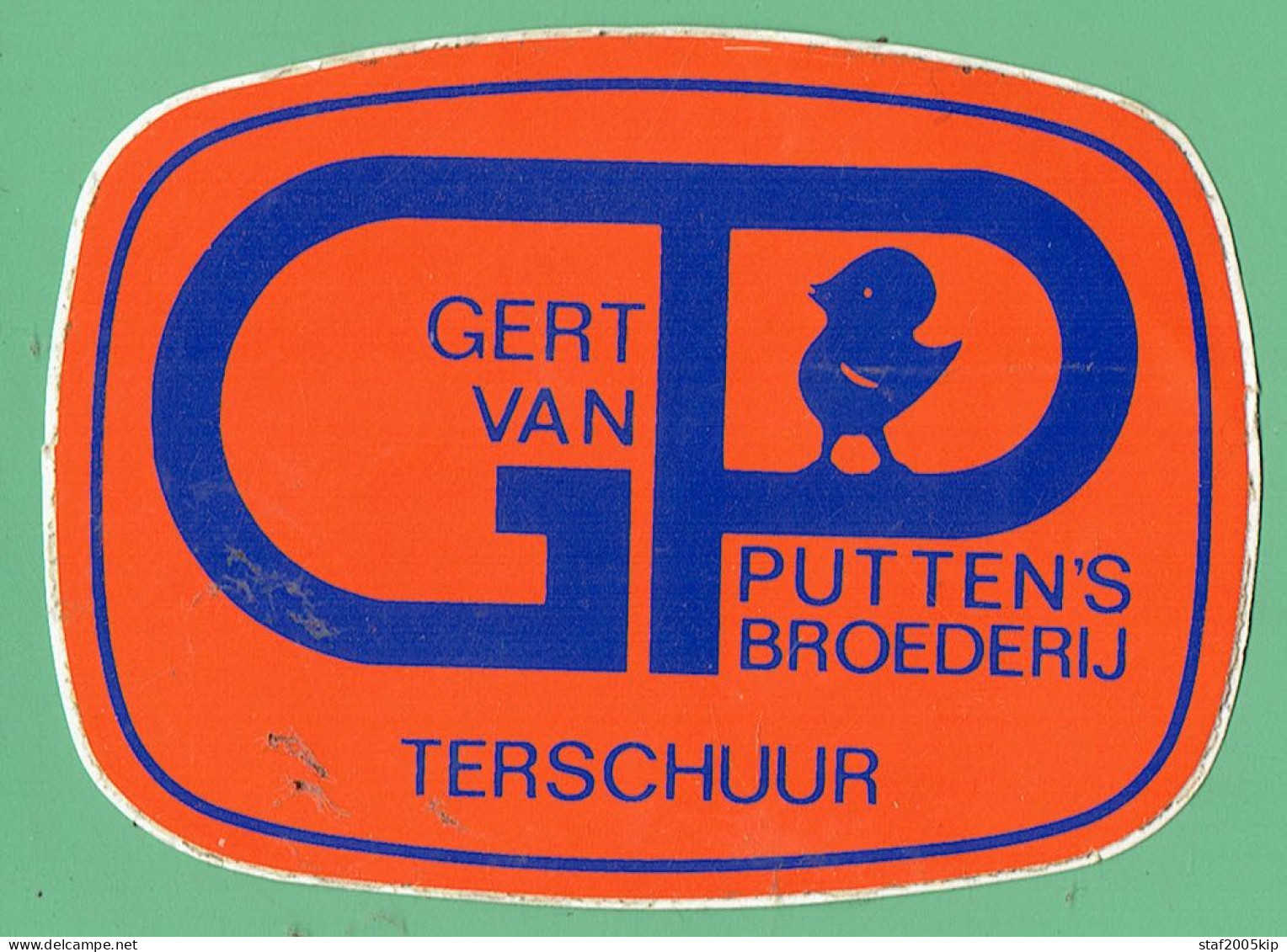 Sticker - GP - Gert Van Putten's BROEDERIJ - TERSCHUUR - Autocollants