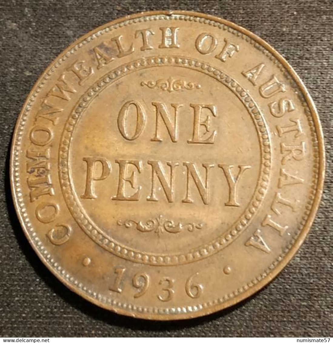 AUSTRALIE - AUSTRALIA - 1 - ONE PENNY 1936 - George V - KM 23 - Penny