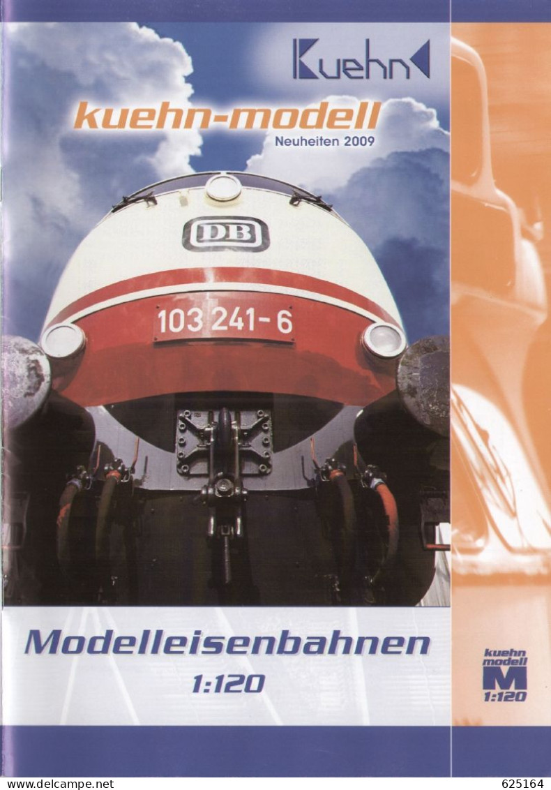 Catalogue KUHEN-MODELL 2009 Neuheiten Spur TT Modelleisenbahnen 1:120 - Alemania