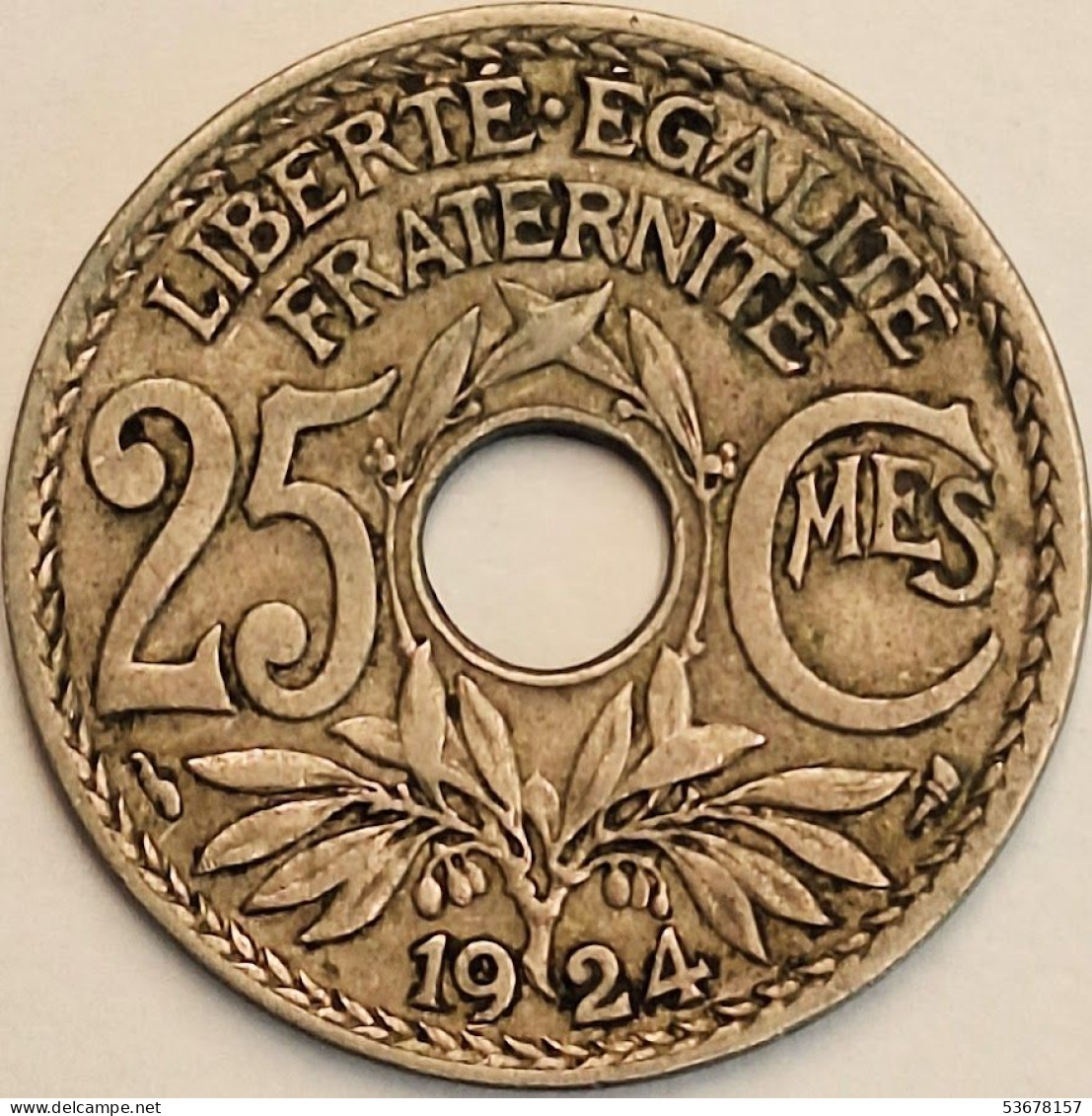 France - 25 Centimes 1924, KM# 867a (#4018) - 25 Centimes