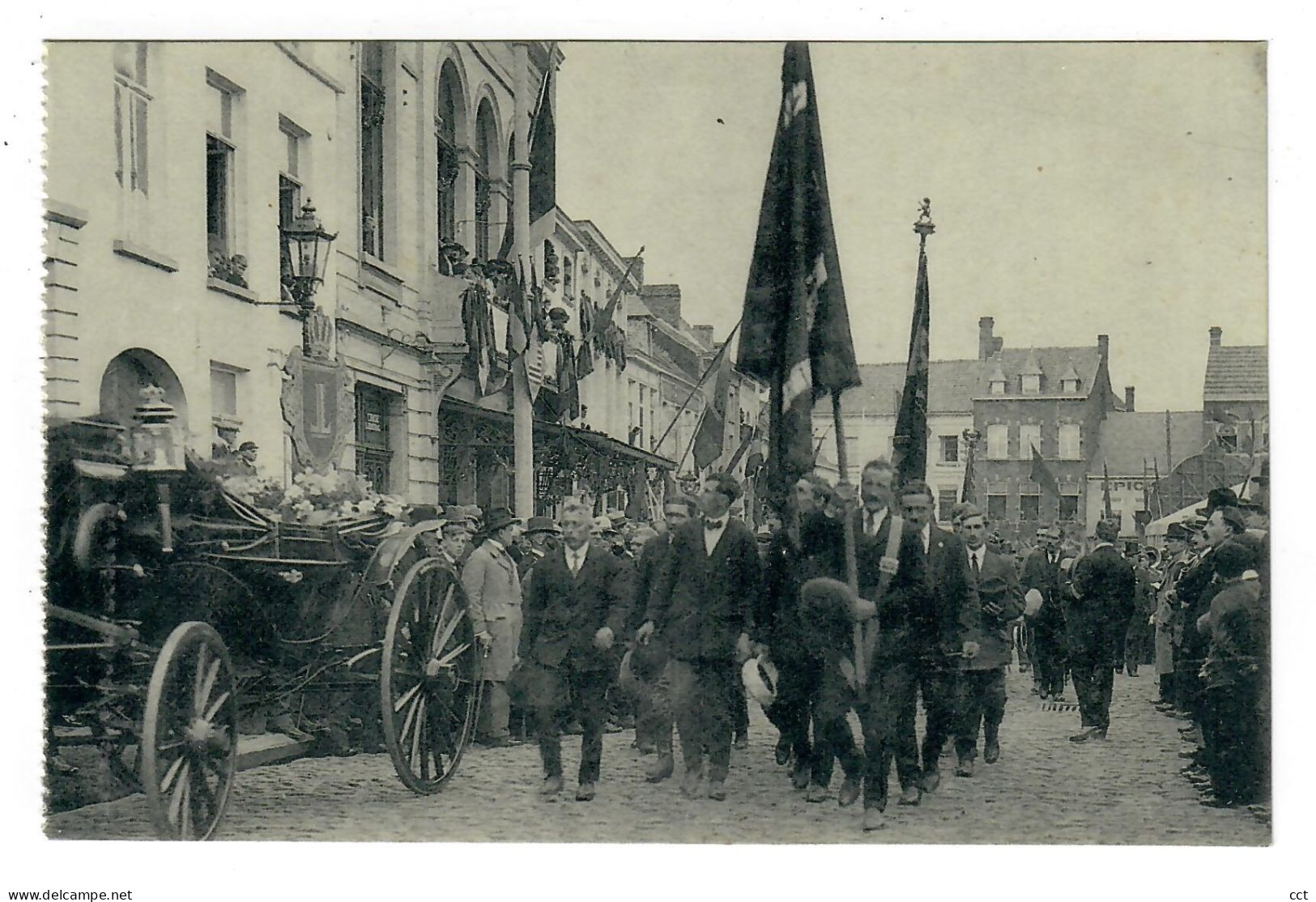 Renaix Ronse Le Prince Léopold Inaugure Le Monument Des Combattants 1923 - Renaix - Ronse