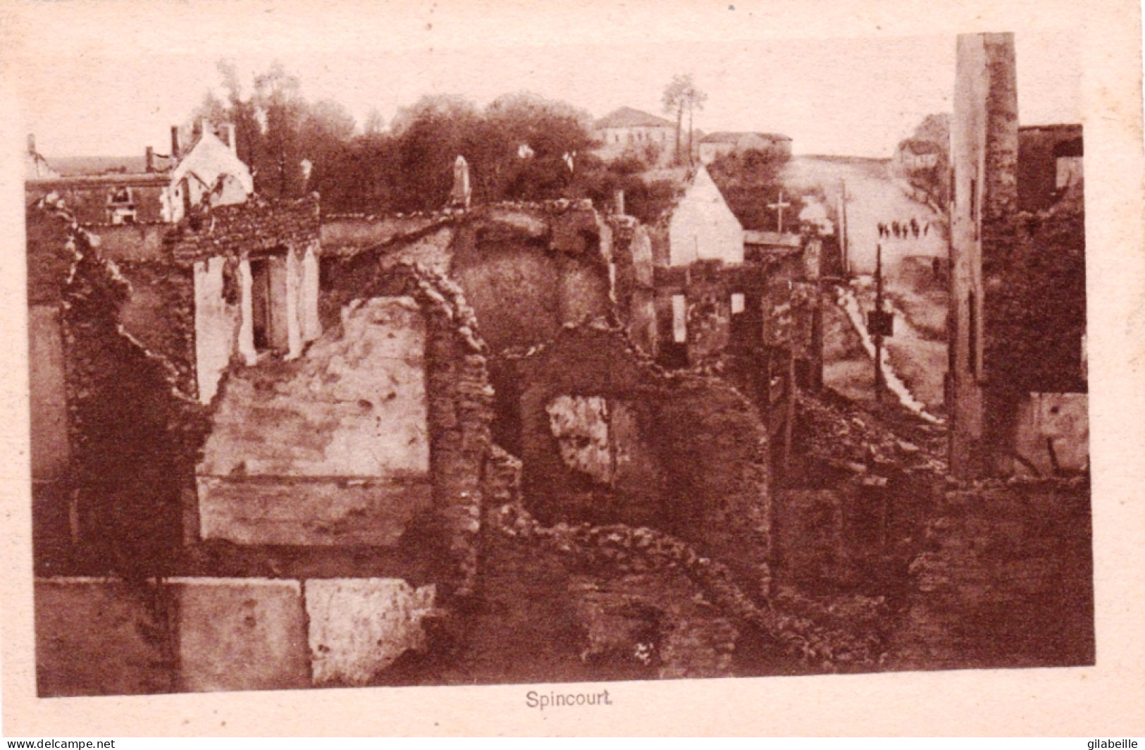 55 - Meuse - SPICOURT - Ruines De La Guerre 1914 - Spincourt