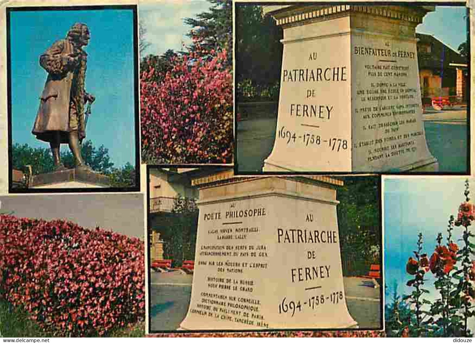 01 - Ferney Voltaire - Multivues - Flamme Postale - CPM - Voir Scans Recto-Verso  - Ferney-Voltaire
