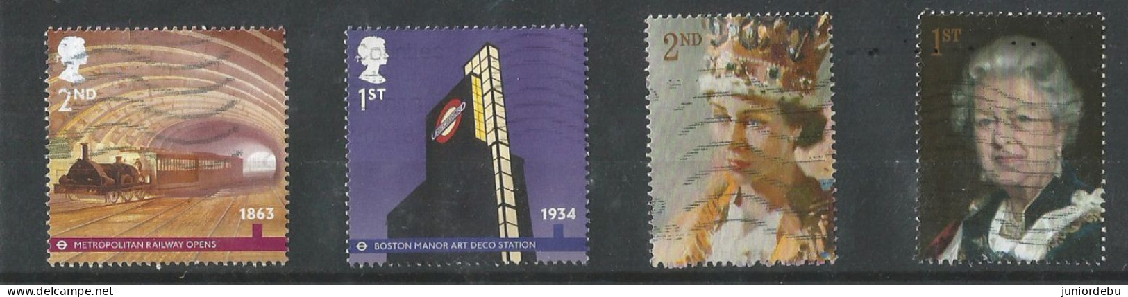 Great Britain - 2013 - 4 Different Commemorative Stamps - USED. (condition As Per Scan ). ( OL 25.12.17 ) - Oblitérés