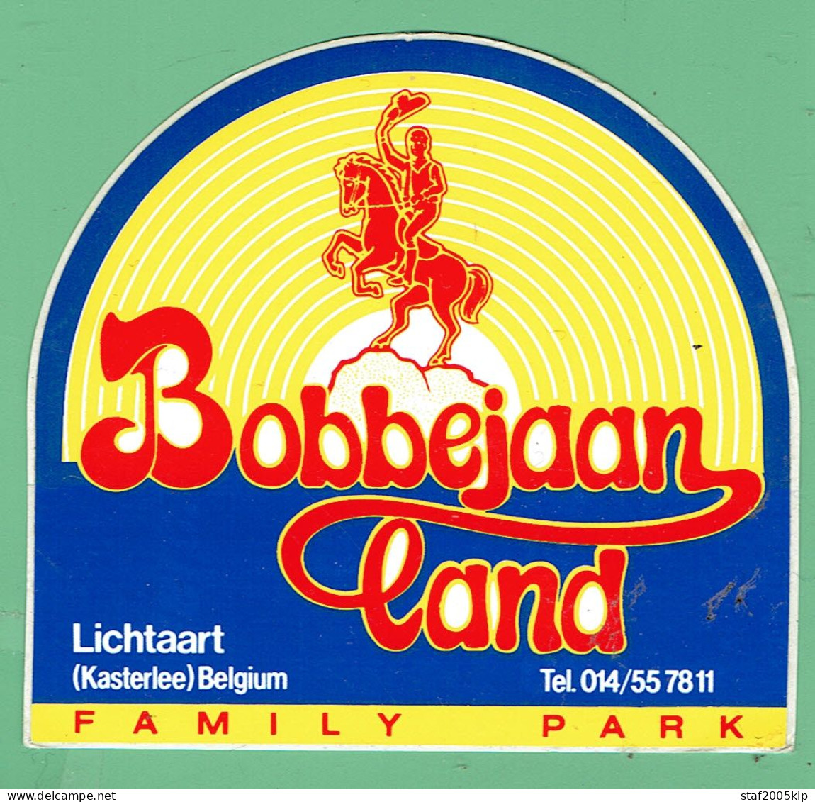 Sticker - Bobbejaanland - Lichtaart (Kasterlee) - FAMILY PARK - Adesivi