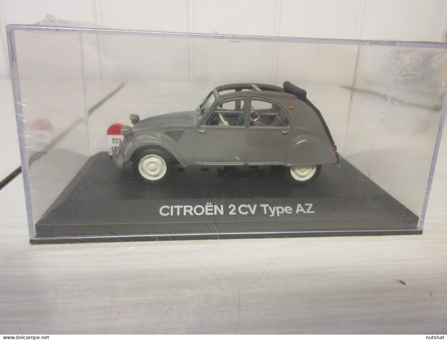 MINIATURE VOITURE AUTO CITROEN 2CV Type AZ 1954 1/43eme Collection ATLAS - Altri & Non Classificati