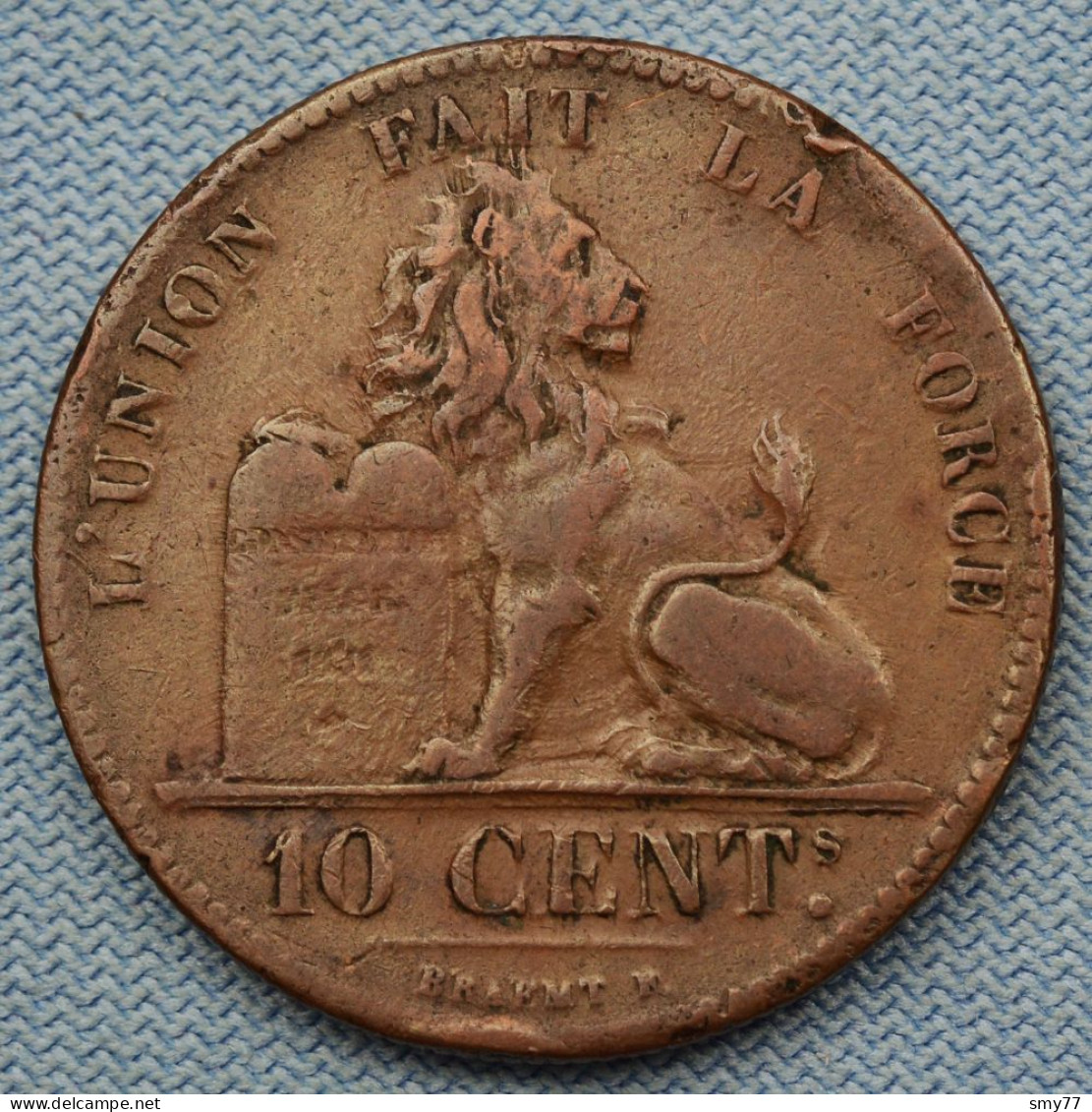 Belgique / Belgium • 10 Centimes 1832 • VF • Léopold I • [24-531] - 10 Cents