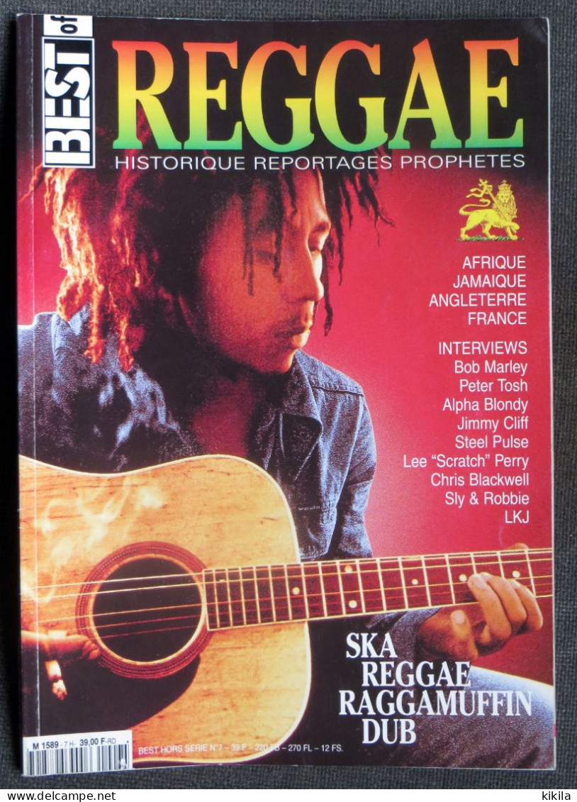 Revue BEST OF REGGAE Hors Série N° 7 Bob Marley  Peter Tosh  Alpha Blondy  Jimmy Cliff  Steeve Pulse  LKJ * - Musique