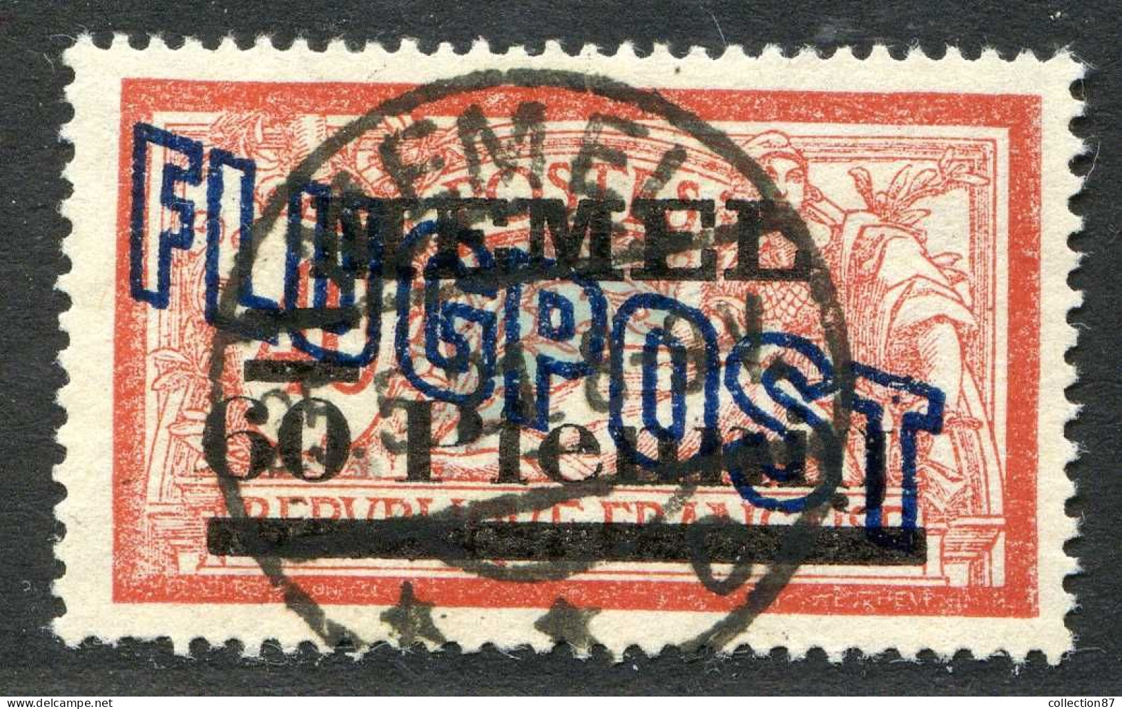 REF 088 > MEMEL FLUGPOST < PA N° 2 Ø Superbe Cachet + Centrage Correct < Oblitéré Dos Visible < Ø Used > Air Mail - Aéro - Gebraucht