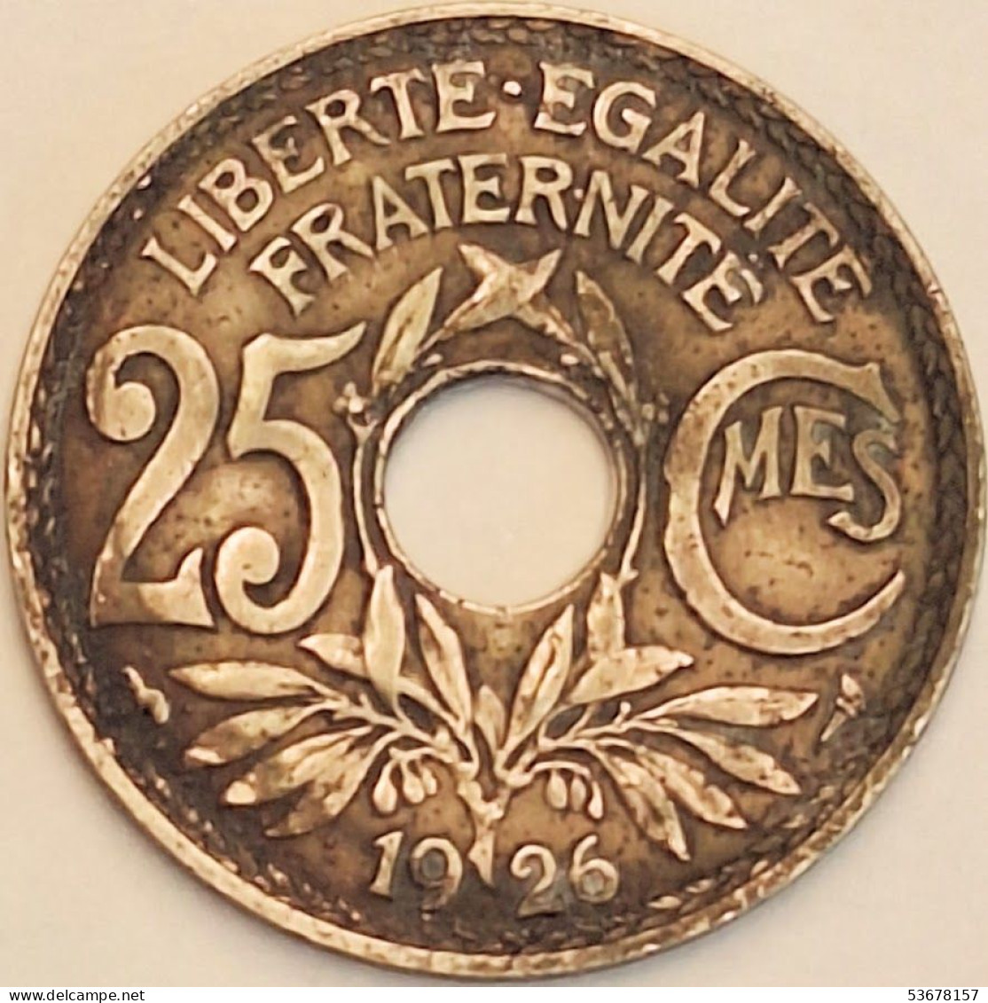 France - 25 Centimes 1926, KM# 867a (#4020) - 25 Centimes