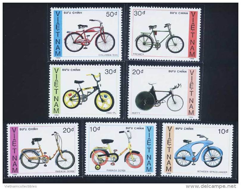 Vietnam Viet Nam MNH Perf Stamps 1989 : Bike / Bicycle (Ms566) - Vietnam