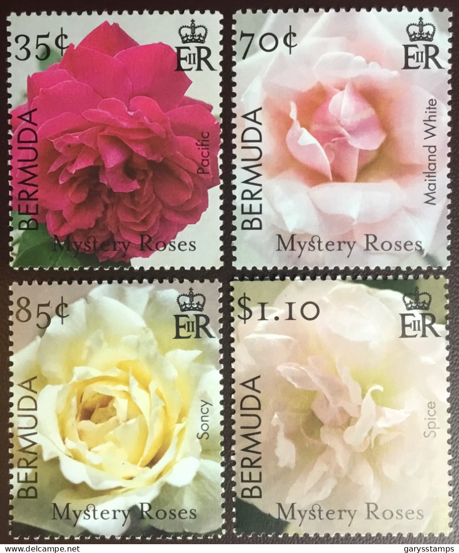 Bermuda 2013 Mystery Roses Flowers MNH - Rozen