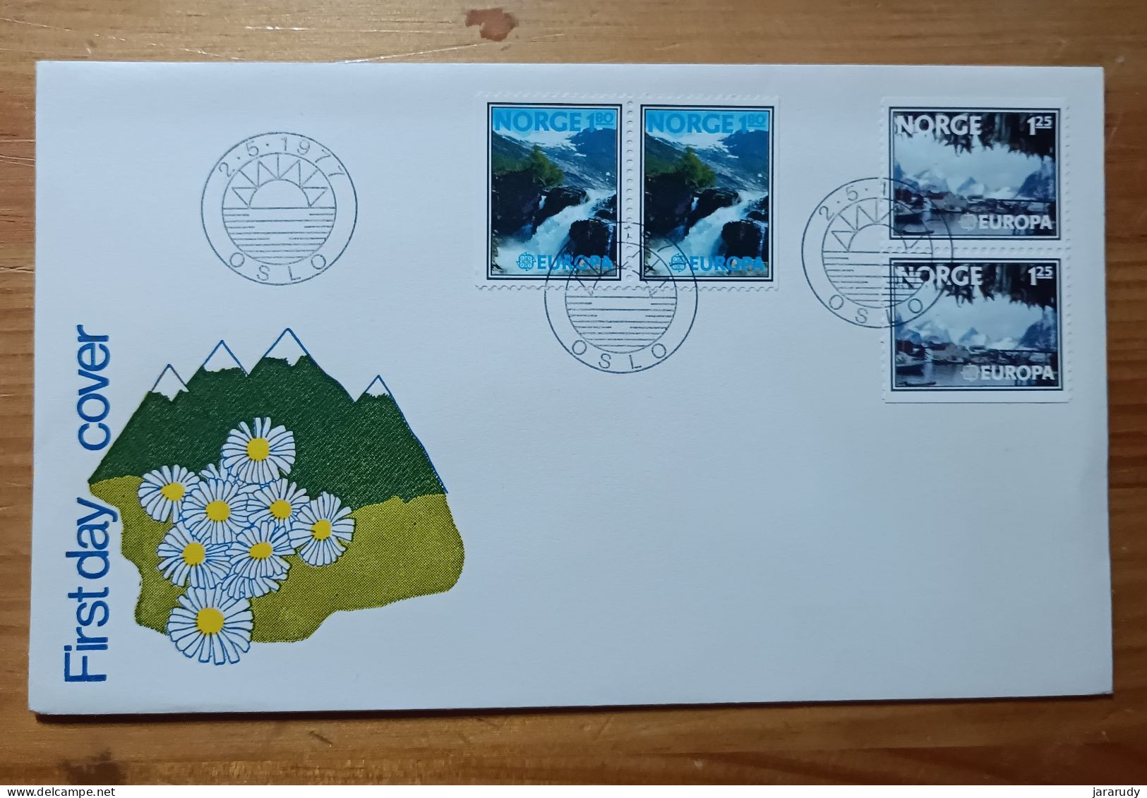 NORUEGA EUROPA CEPT 1977 FDC/SPD MNH - FDC